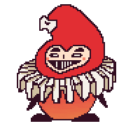 corvinanim heart pixelart scary creepy Sticker