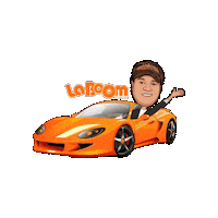 Car Racing Sticker by La Boom NY