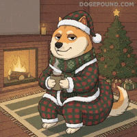 Relaxing Christmas Tree GIF by Doge Pound