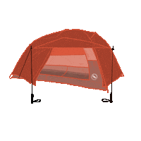 Sleep Camping Sticker by Big Agnes