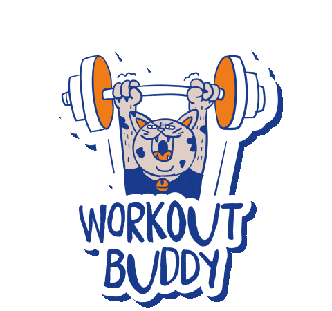 Workout Buddy Sticker by Ovomaltine