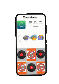 Canistore music instagram crypto nft Sticker