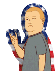 Miss You America Sticker by PEEKASSO