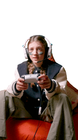 kcomhome gaming win gamer gamergirl Sticker