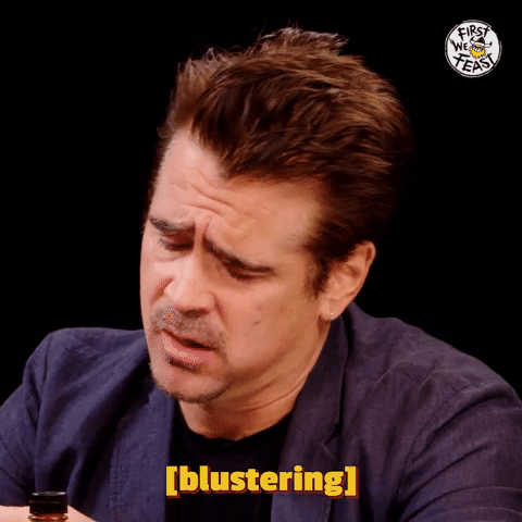 [blustering] 