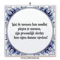 Wijsheid Spreuk GIF by Tegelspreuken.nl