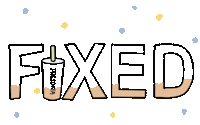 Fix Ok Sticker by Presotea