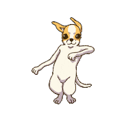 Animation Dog Sticker