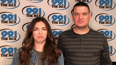 Entercom Thumbs Down GIF by 99.1 The Mix