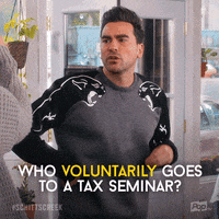pop tv taxes GIF by Schitt's Creek