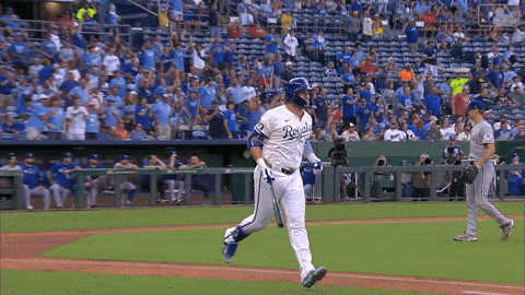 Home Run Baseball GIF by Kansas City Royals