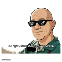 Keep Your Secrets Sticker by Bad Timing Studio