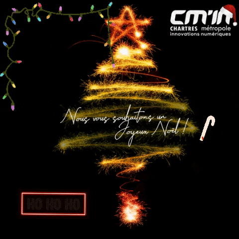 Noel Joyeuxnoel GIF by Chartres Métropole Innovation Numérique