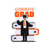 Graduate Commencement Sticker by The University of Texas Rio Grande Valley