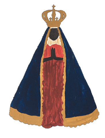 Virgin Mary Brazil Sticker by Be A Heart