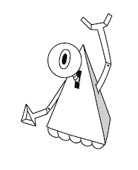 Robot Sticker by Motherbrainart