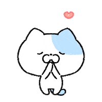 rangd_darng love art cat illustration Sticker