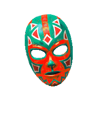 pinupmexico party mexico mask skull Sticker