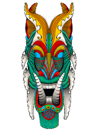 Art Mask Sticker by Wieden+Kennedy Design