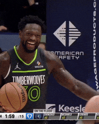 Happy Nba GIF by Minnesota Timberwolves