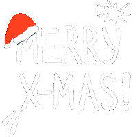 Merry Christmas Party Sticker