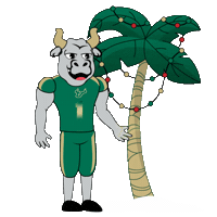 Happy Holidays Usf Sticker by University of South Florida