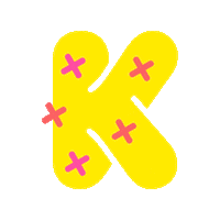 K Sticker by Puket