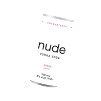 Usa Canada Sticker by Nude Beverages