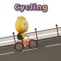 Cycling Pedalling Sticker by Gumazing