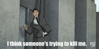Hanging On GIF by Archer