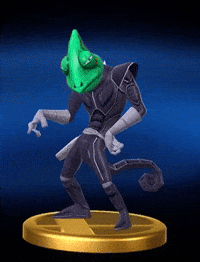 Super Smash Bros Chameleon GIF