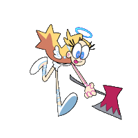 Angel Lily Sticker