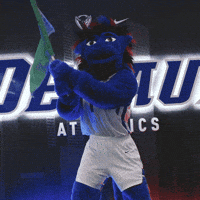 DePaulBlueDemons flags depaul dibs depaulathletics GIF