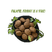 Vibe Hummus Sticker by Falafayette