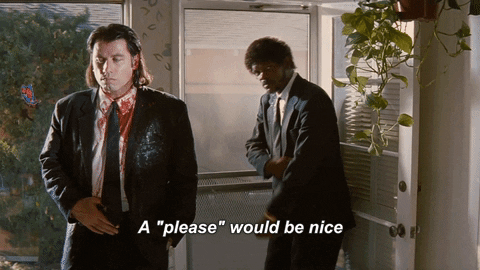 Pulp Fiction Please GIF by MIRAMAX
