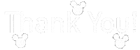 Mickey Mouse Thank You Sticker