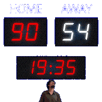 54 Away Sticker