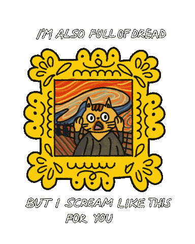 Cat Fun Sticker by Gaysi Family