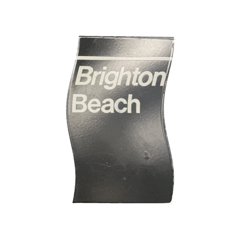 BrightonConey giphygifmaker nyc new york sign Sticker