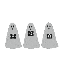 Ghost Boo Sticker