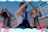 Jin Bts Beach GIF