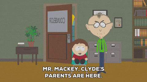 mr. mackey hello GIF by South Park 