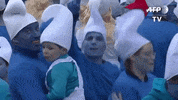 France Smurf GIF