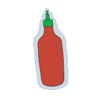 kpham21 hot sauce hotsauce sriracha kpham Sticker