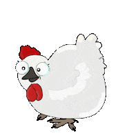Chickens_gang pearl chickens poule chickensgang Sticker