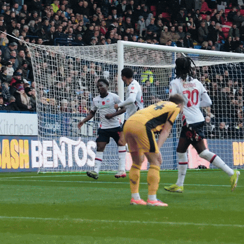 Celebration Goal GIF by Bolton Wanderers FC