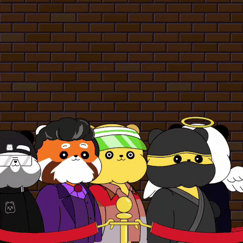 The Gang Panda GIF by Kanpai Pandas