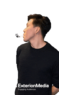 Happy Fun Sticker by Exterion Media NL