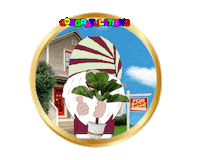 Congratulations Gnome Sticker