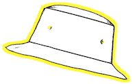 Summer Hat Sticker